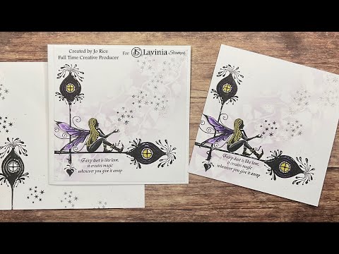 Fabulous Felicity by Jo Rice #laviniastamps #cardmakingvideo