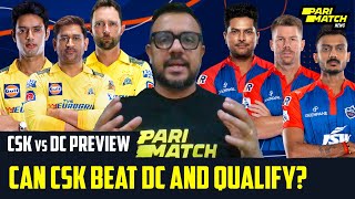 CAN CSK BEAT DC AND QUALIFY? | PARI MATCH | RK GAMESBOND