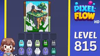 Pixel Flow Level 815 Solution Walkthrough