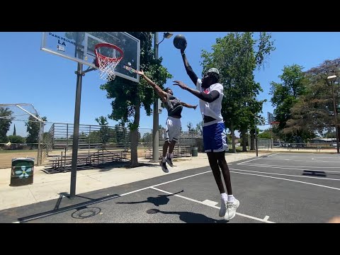 King of the Court vs 7’5 Giant!!! He Got Dunked on