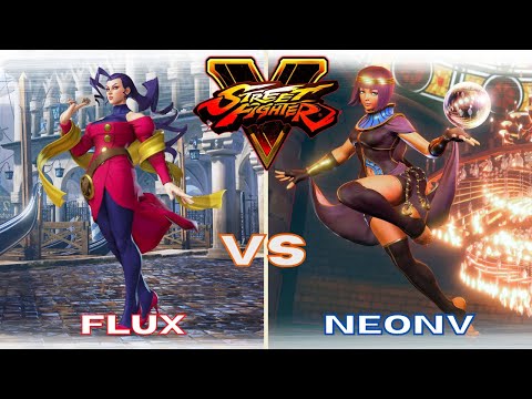 Flux-PC (Rose) vs NeonV_ (Menat) Ranked Match Set (Street Fighter 5 Champion Edition)