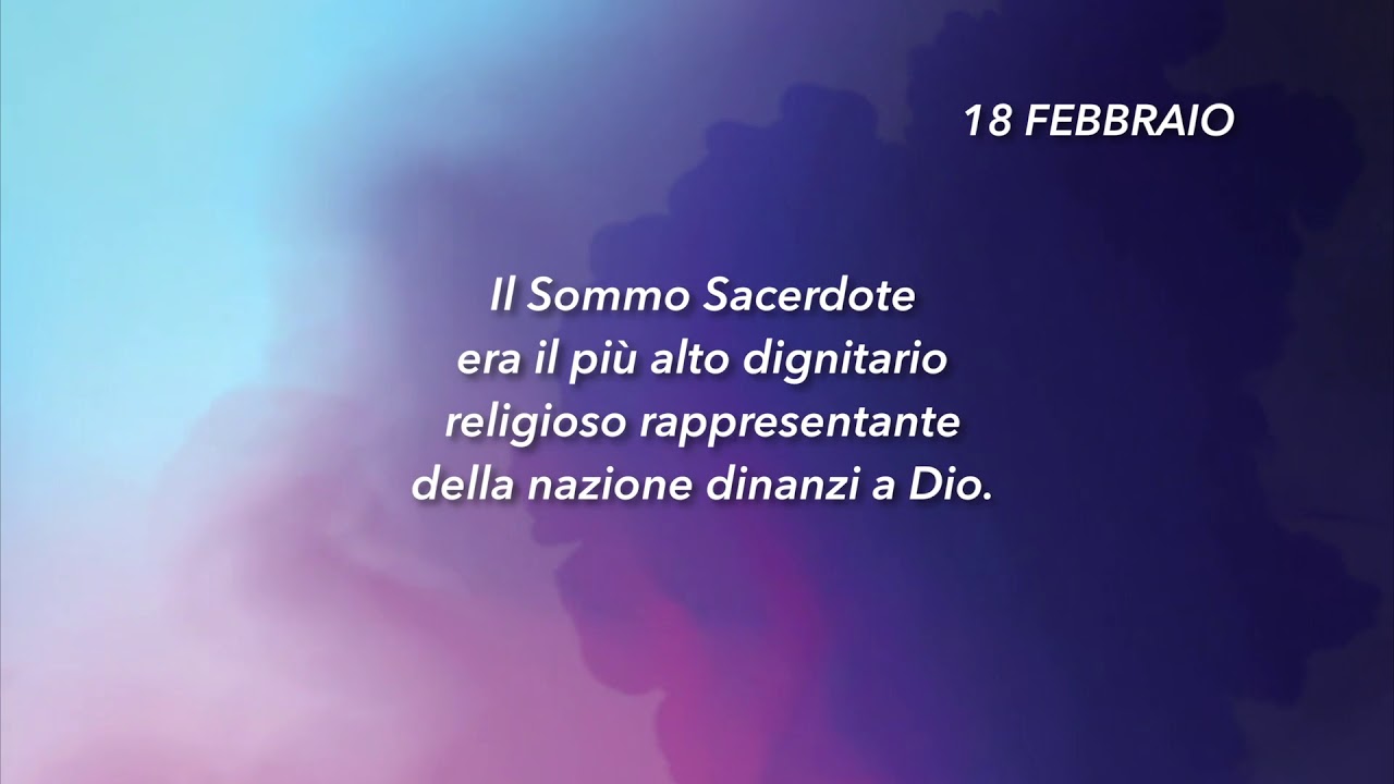 Meditazione Calendario "Parole di Vita" del 18 Febbraio 2019