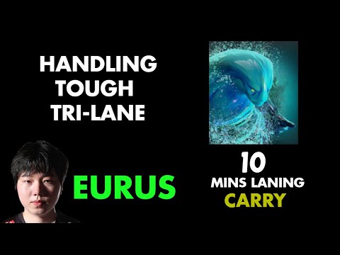 VG Eurus - Morphling vs. TNC | Handling Tough Tri Lane | Dota 2 Pro Carry Safelane | Paparazzi