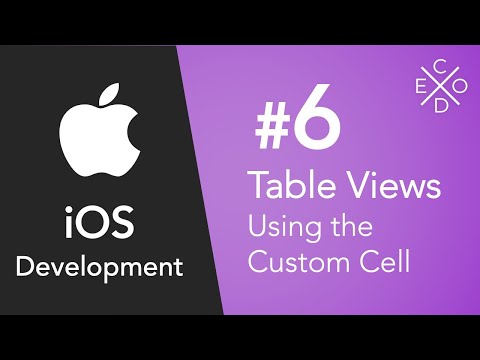 Tinkering with Table Views #6 - Using the Custom Table View Cell