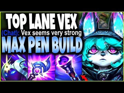 New Champion Max Pen Vex Top Lane Build The NEW WAY TO BREAK This Game 🔥 LoL Top Vex Gameplay