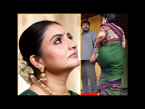 Tamil Serial Actress Sujitha Latest Saree Show