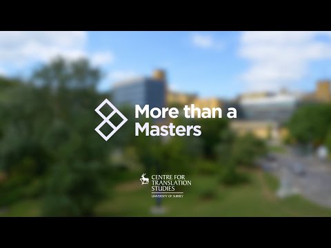 The Centre for Translation Studies - More than a Masters