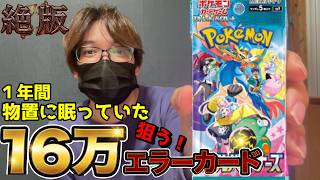 【ポケカ】１年間物置に忘れられていた絶版パックに眠る１６万のカードを狙ってバトルパートナーズ開封【ポケカ開封】