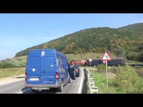 DN 11 (E578) - Marfar în trecere la halta MALNAŞ SAT (18 Sept 2016)