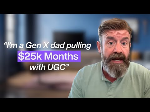He makes $25K/mo as a Gen X UGC creator
