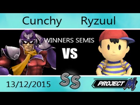 SGT 13/12 - Cunchy (C. Falcon) Vs. Ryzuul (Ness) Project M Winners Semis