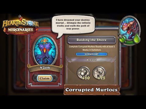 N'Zoth Event Task #1 : Raiding the Shore : Hearthstone Mercenaries