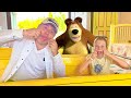 Nastya And Dad Relax In Amusement Parks For Children