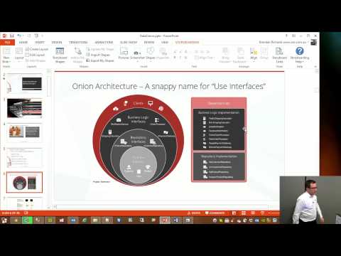 Onion Architecture Without the Tears – Brendan Richards