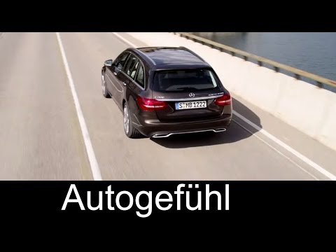 All-new 2015 Mercedes C-Class Estate first look Mercedes C-Klasse T-Modell - Autogefühl