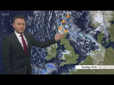 BBC weather today in UK - January 4th, 2026