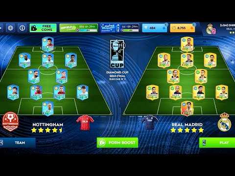 NOTTINGHAM VS REAL MADRID || Diamond Cup Semifinal Dls26 Gameplay 🔥 
