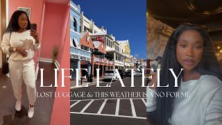 VLOG | when I catch American Airlines + lost luggage items, what kind of weather is this & more