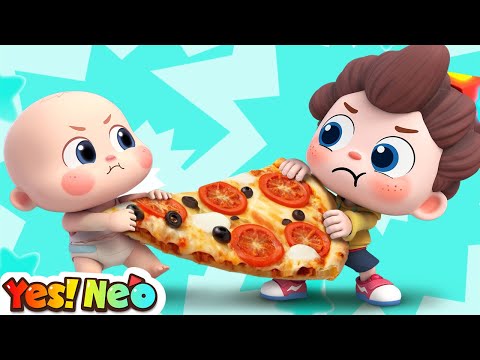 I Want the Pizza! | Sharing is Caring | Good Habits | Nursery Rhymes & Kids Songs | Yes! Neo