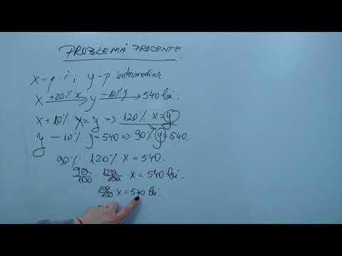 Problema cu procente nr 2