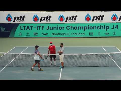 Suphawat Saeoui[3]defeat Pannawat Suttisomboon Boys' Singles1stRound  LTAT-ITF JUNIOR CHAMPIONSHIPJ4