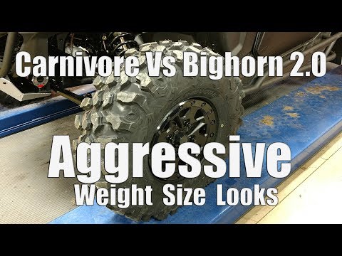 Maxxis Carnivore 30x10x14 Weight & Installation on Beadlock Rims Can-Am X3