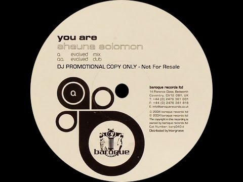 Shauna Solomon ‎– You Are (Evolved Dub)