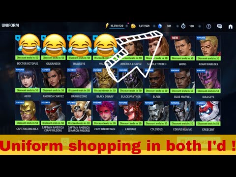 (MFF) UNIFORM SHOPPING IN 7TH ANNIVERSARY OF MFF ! MARVEL FUTURE FIGHT