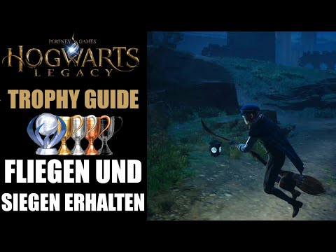 Hogwarts Legacy Fliegen und Siegen Trophäe erhalten - Besen verbessern Besenrennen gewinnen