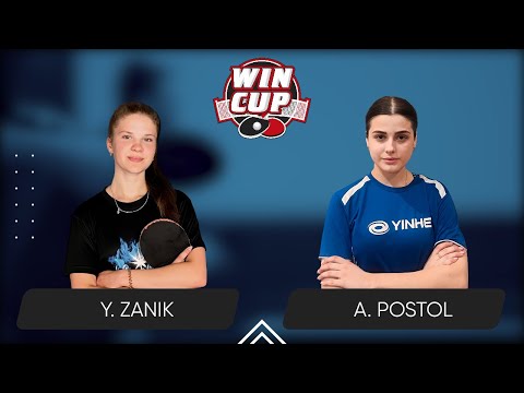 09:30 Yulianna Zanik - Anastasiia Postol  West 1 WIN CUP 31.10.2023 | TABLE TENNIS WINCUP