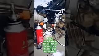 Download lagu Spil rangkaian motor bahan bakar gas dengan gas Portable gas kaleng #oprekbbg #bbg  #gasportable mp3