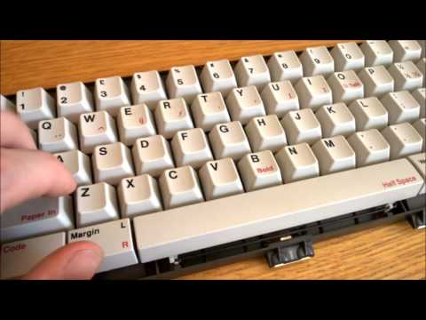 Smith-Corona XE 1600 review (SC leaf spring over membrane)