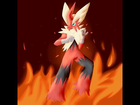 Speedpaint Pokémon- Mega Blaziken & Blaziken (Part 1/2)