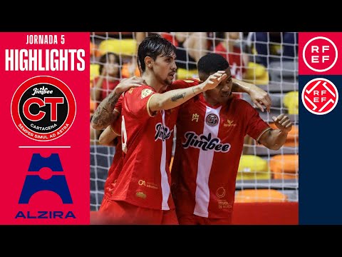 Resumen #PrimeraDivisiónFS |  Jimbee Cartagena Costa Cálida  6-3 Family Cash Alzira| Jornada 5