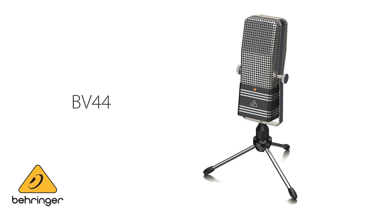 Behringer BV44 Vintage Broadcast Type 44 USB Microphone