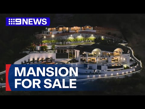 One of the 'most ambitious homes ever built in Australia' hits the market | 9 News Australia