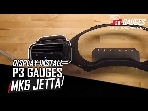 Mk6 VW Jetta Display Install | P3 Gauges