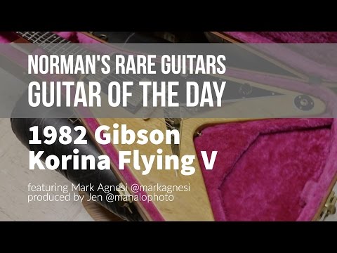 Guitar of the Day: 1982 Gibson Korina Flying V | Norman's Rare Guitars