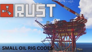 SMALL OIL RIG COMPUTER CODES (RUST) CCTV ID