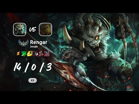 Rengar Jungle vs Ivern - KR Challenger Patch 13.13