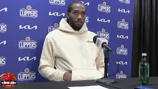 I Wish We Had The Answer! Kawhi Leonard Reacts To The Clippers 121-107 Loss To The Sixers. HoopJab