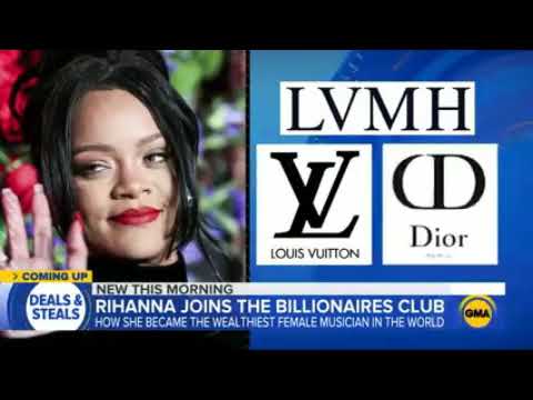 #SecretsSelfmadeBillionaires 1147 Rihanna Second Richest Female Entertainer in World