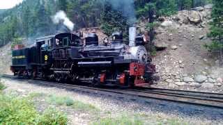 preview picture of video 'Georgetown Loop Historic Railroad Steam Train'