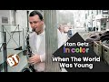 When The World Was Young - The Stan Getz Quartet [Colorized by AI]