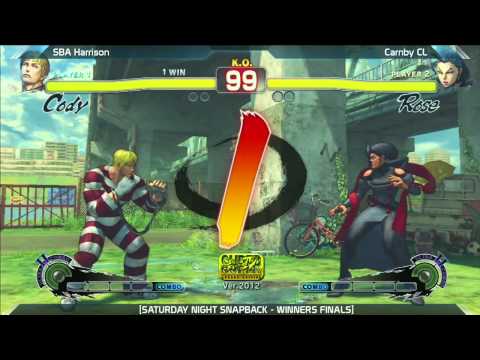 SSF4 SBA Harrison vs Carnby CL Winners Finals |Saturday Night Snapback 5.5