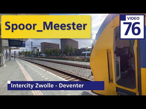 (4K) Cabview NS Trein VIRM | Rij mee met de INTERCITY van Zwolle naar Deventer (76)