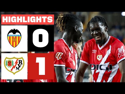 VALENCIA CF 0 - 1 RAYO VALLECANO I RESUMEN LALIGA EA SPORTS