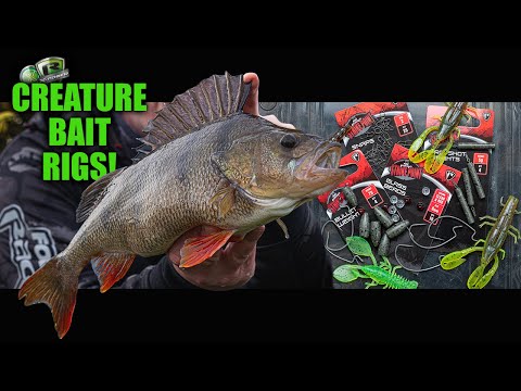 CREATURE BAIT RIGS MADE EASY | Big Perch Fishing | Perch Lures