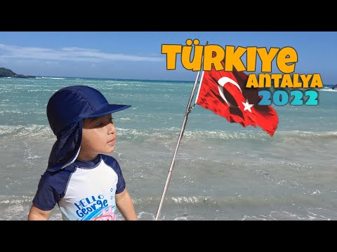 Beautiful Lara Beach in Antalya, Turkey/Türkiye.