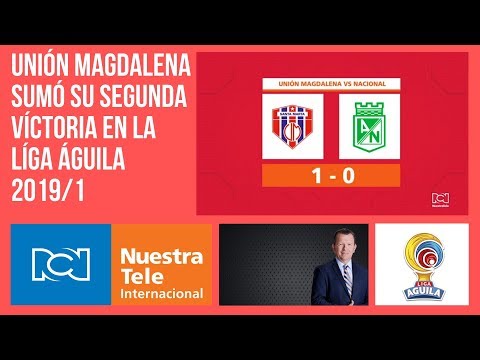 Abel Aguilar le dio el triunfo al Unión Magdalena sobre Atlético Nacional